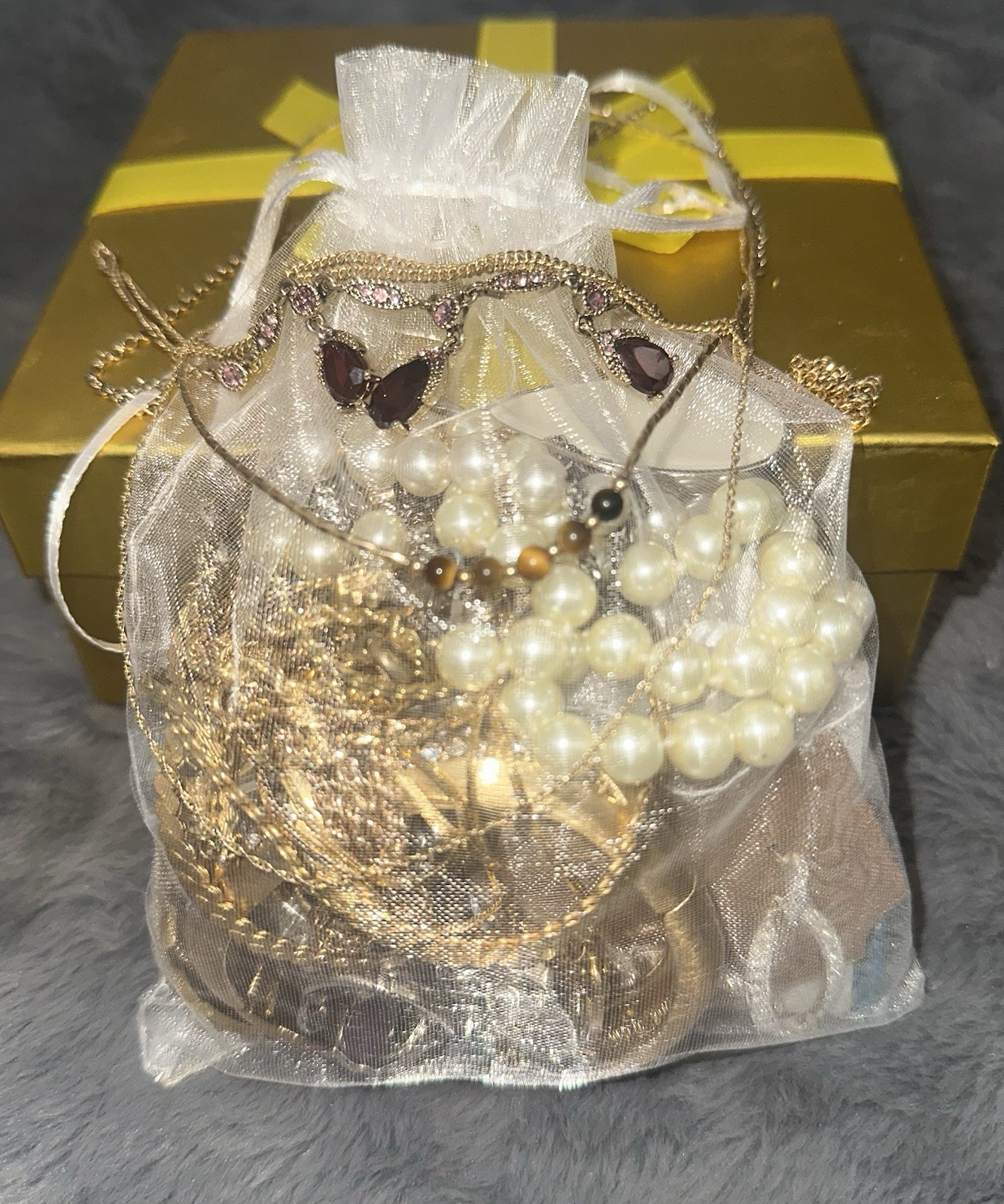 Mystery Jewelry Bag - Gold, 925, Pearls, Rings, Vint/Modern, Pendants, Bracelets