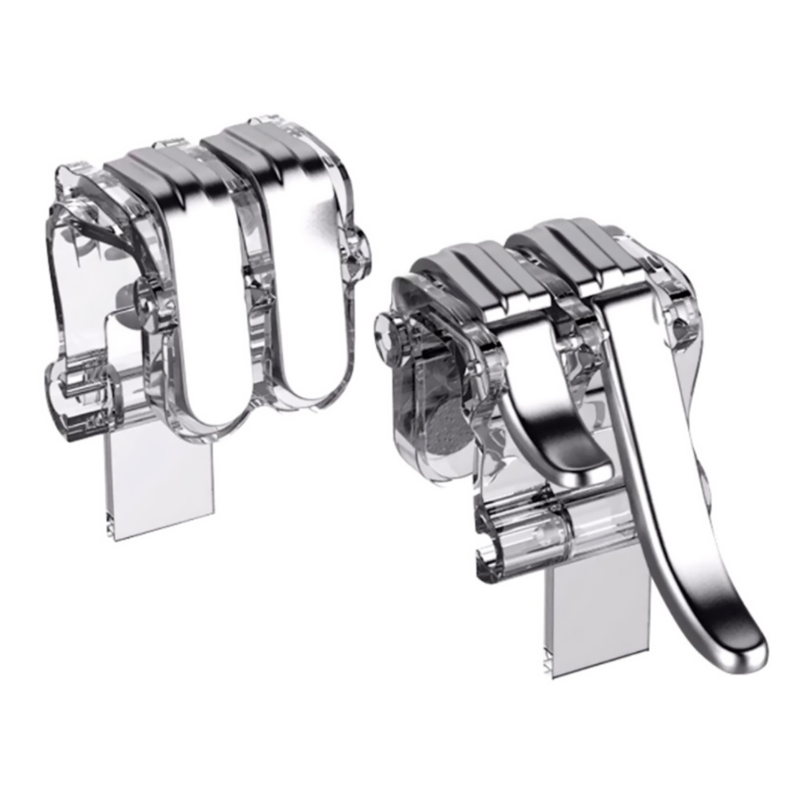 1 Pair Univseal W6 Gaming Trigger Phone Game PUBG Mobile Controller Gamepad