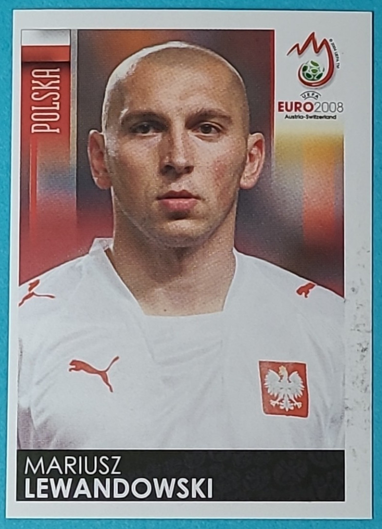 Panini Euro 2008 UEFA Euro 08 Sticker No. 243 Mariusz Lewandowski Poland
