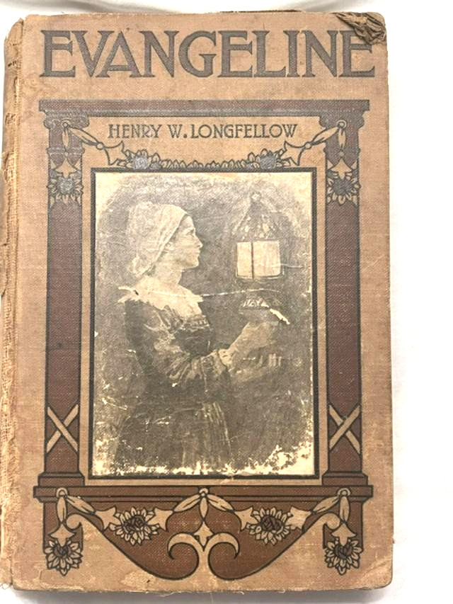 Antiquarian Evangeline; Tale of Acadie, Longfellow, Grosset-Dunlap w/Notes 1990
