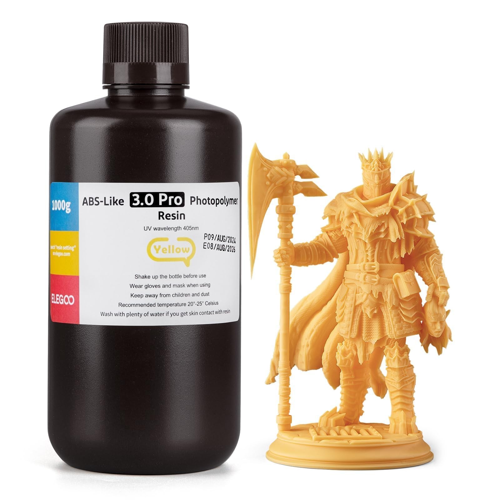 ABSLike Resin 3.0 Pro, Higher ScratchResistance 3D Printing Photopolymer Resi...