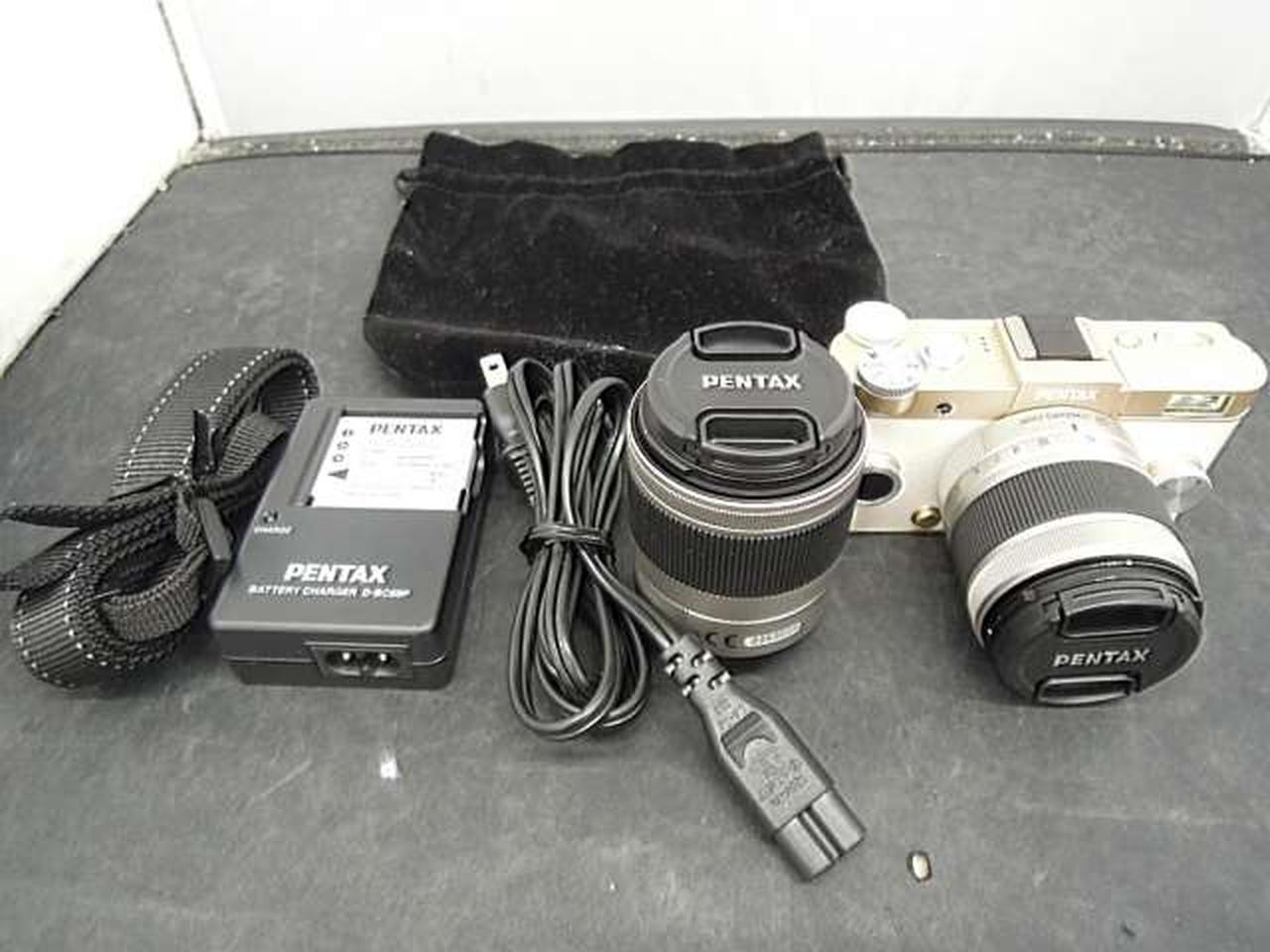 Pentax Q-S1 Mirrorless Camera w/ 2 Lenses 12.4MP CMOS SDXC Compatible From Japan