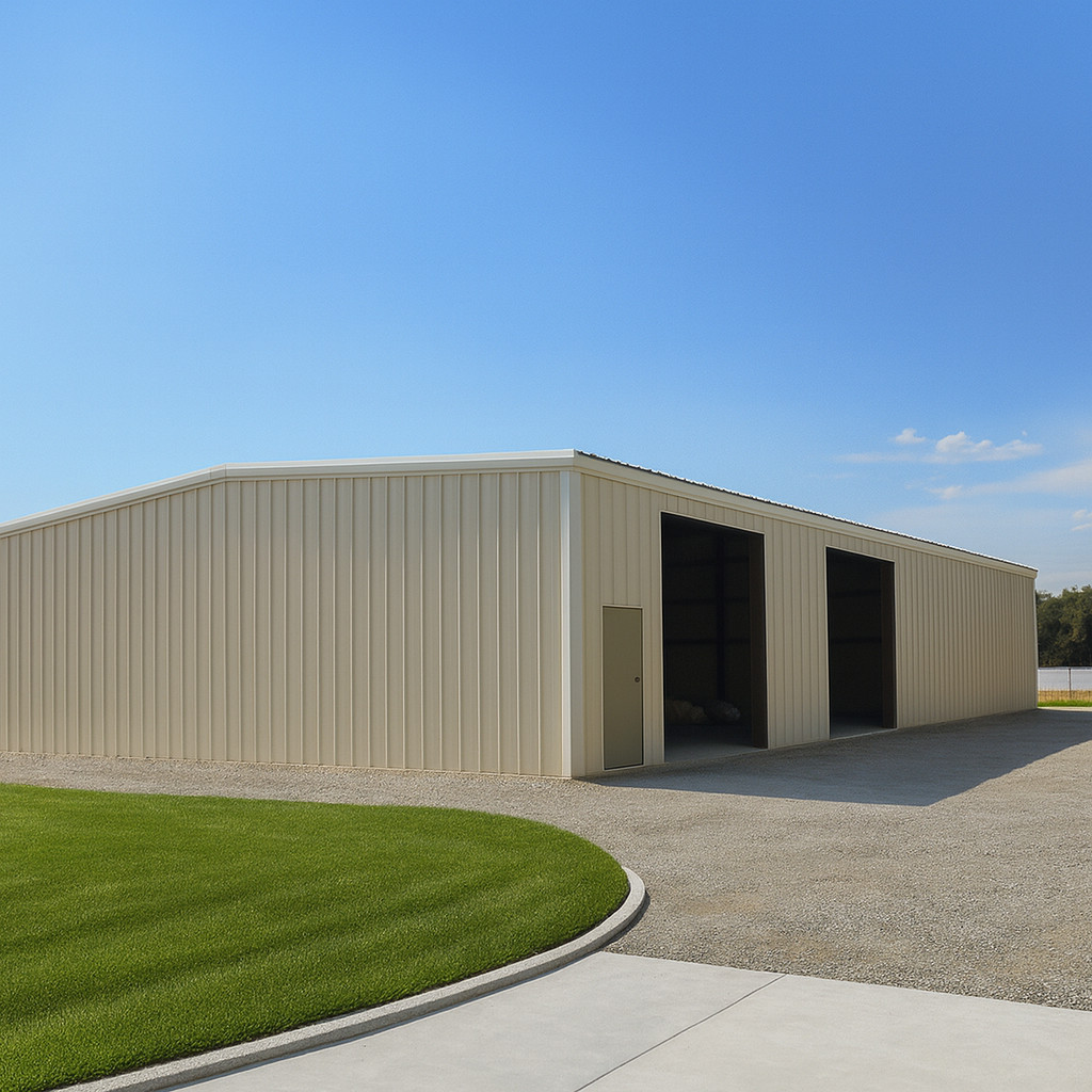 50x70x16 Steel Building Kit | Rigid Frame I-Beam | Commercial Grade