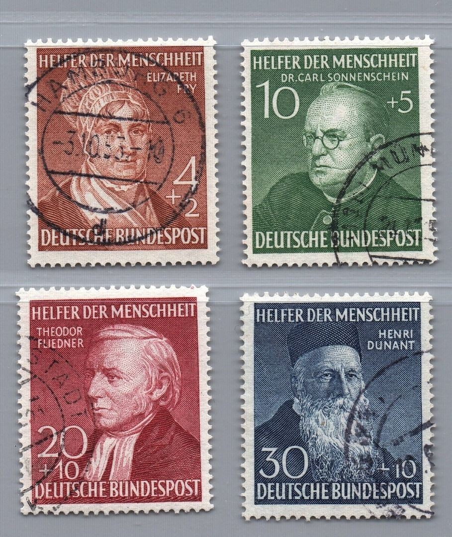 Federal register Michel Nos. 156-159, postmarked