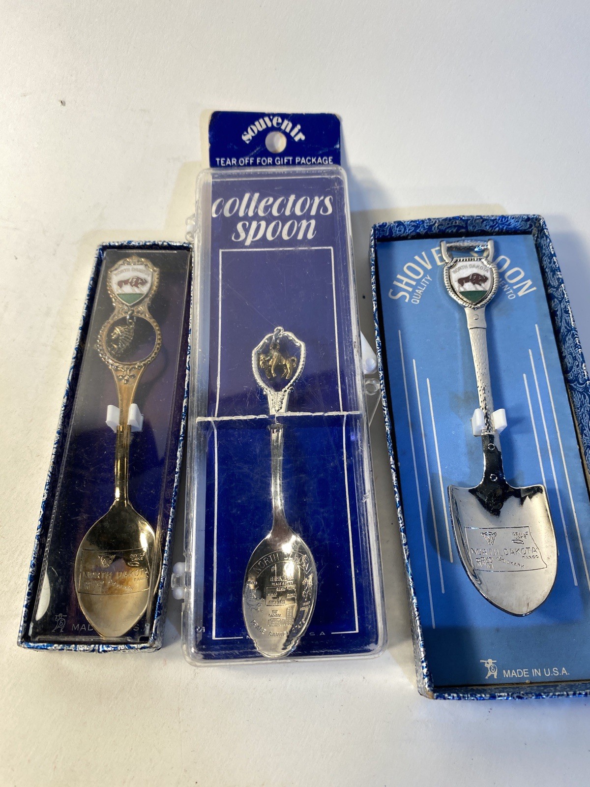 Vintage Souvenir Spoon US Collectible North Dakota