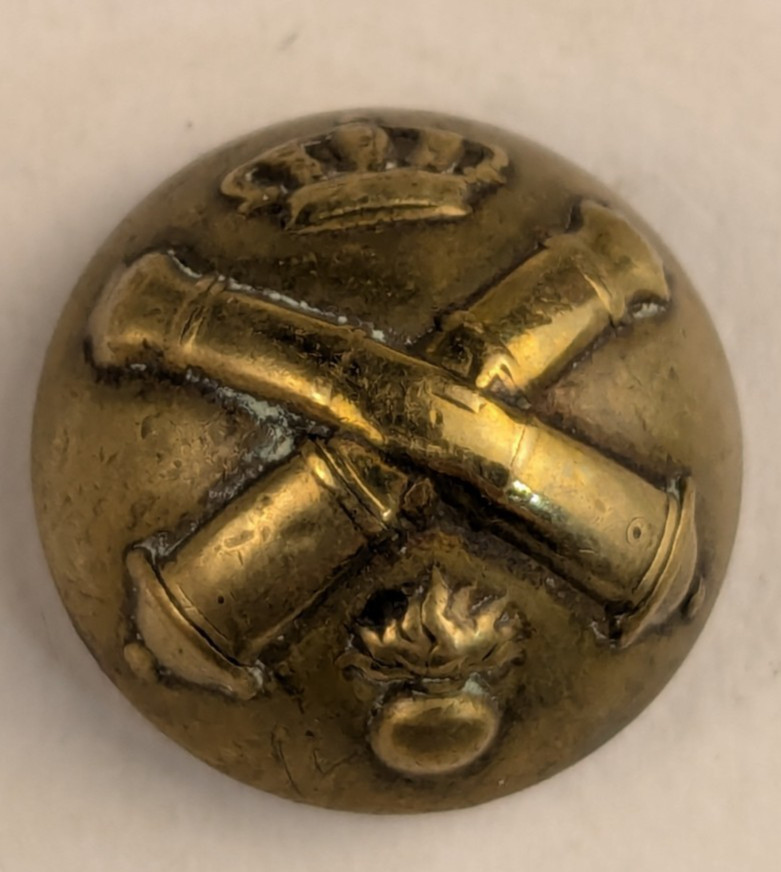 1870-90s - French Artillery Uniform Button - M2D