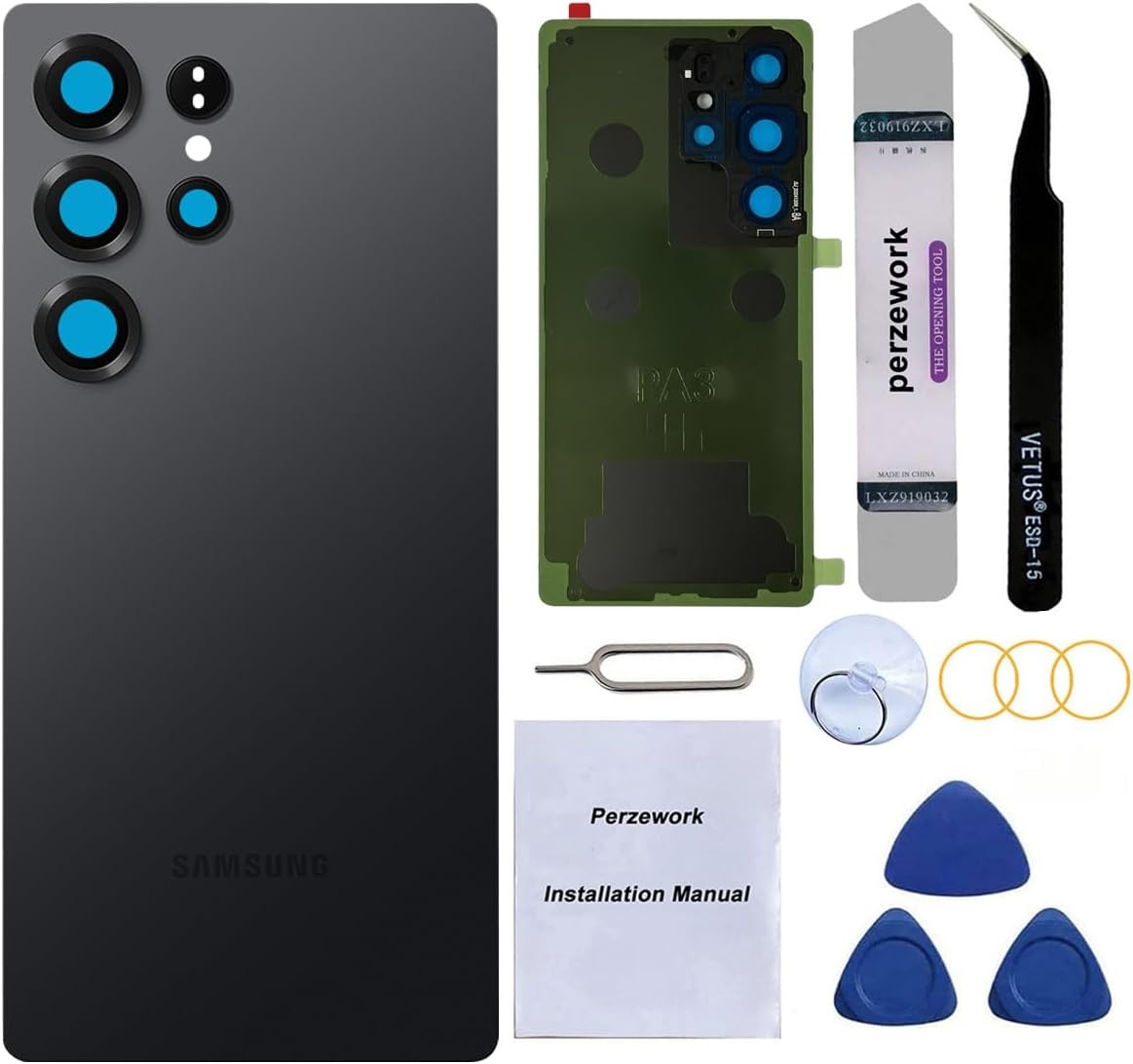 Rear Back Glass Replacement for Samsung Galaxy S25 Ultra 6.9 inches