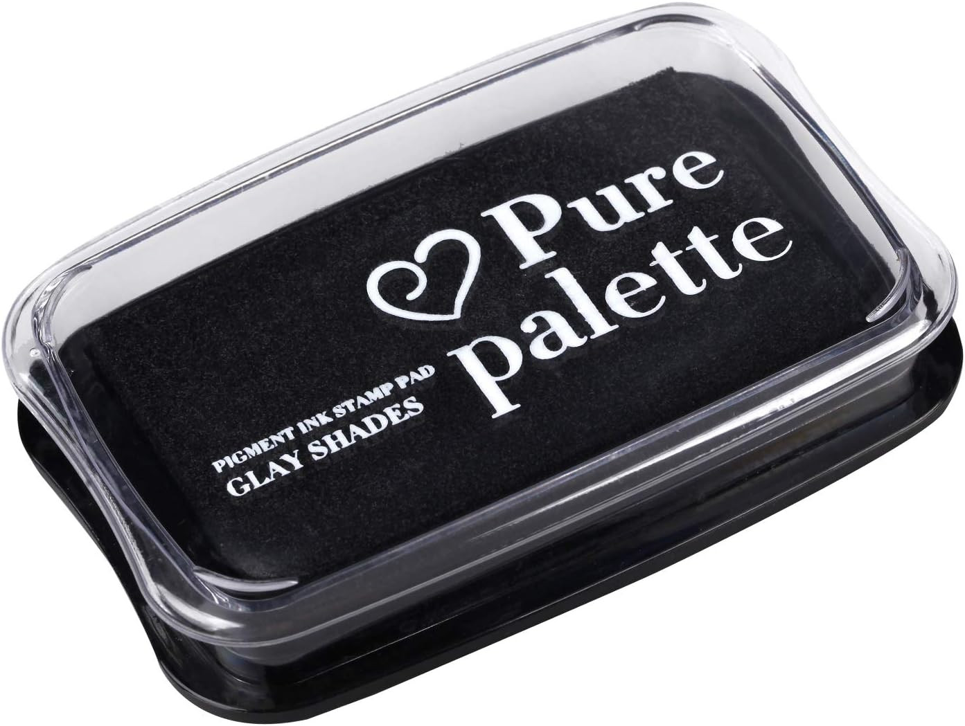 Fstaor Large Black Ink Pad for Rubber Stamps, 4 × 2.6 Inch Ink Pads Permanent fo