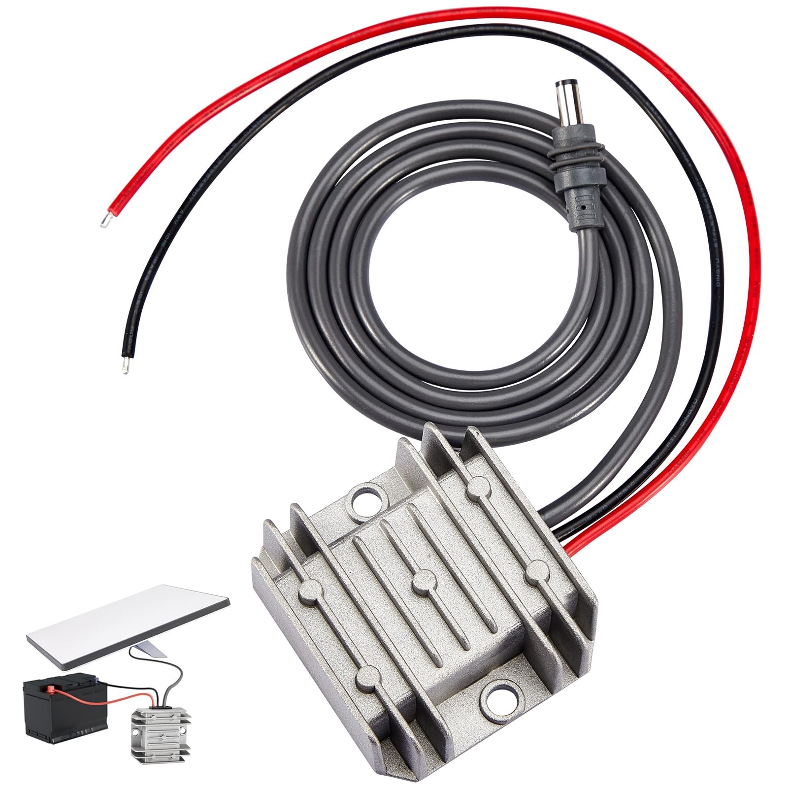 Gedlex Starlink Mini 12V Adapter DC Step Up Converter Kit 30V 3.5A silver 