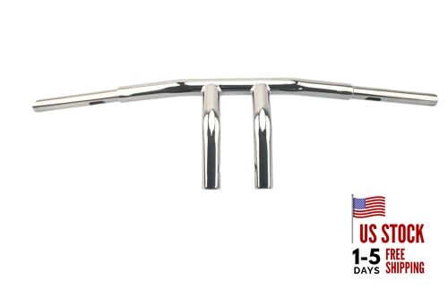 8" Rise 1-1/4" Fat T-Bars Handlebar Fit For 82-22 Chrome 8" Rise 1-1/4" T BAR