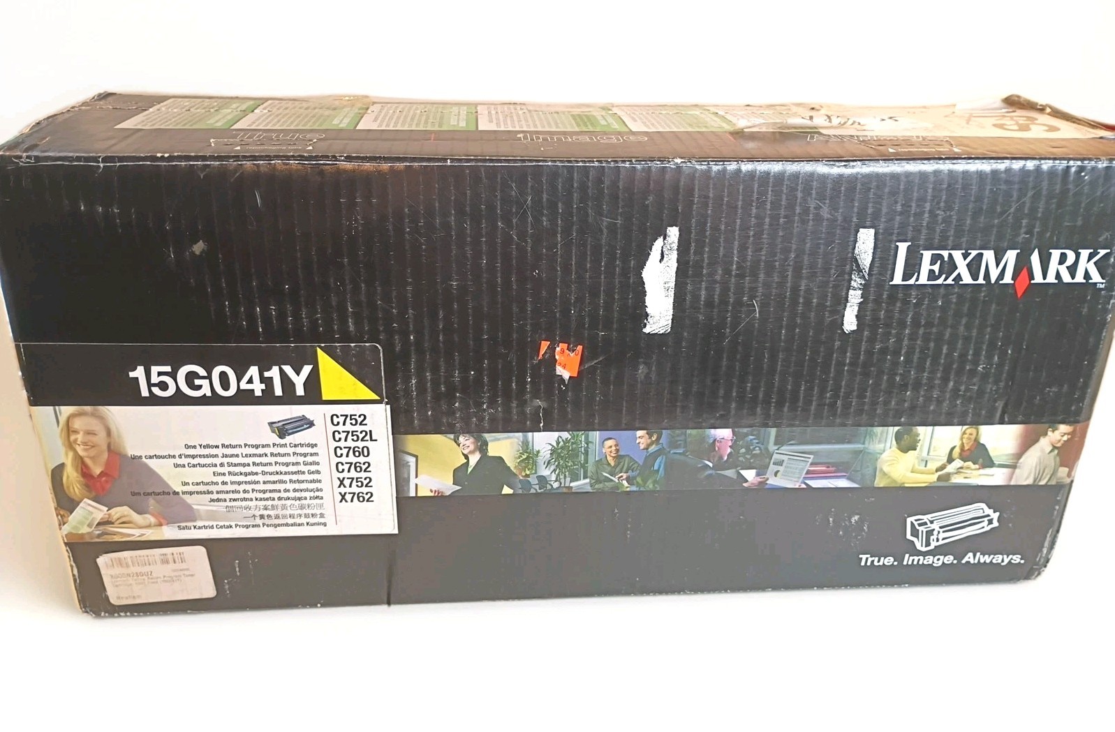 Lexmark 15G041Y Yellow Toner Cartridge for C752, C752L, C760, C762, X752, X762