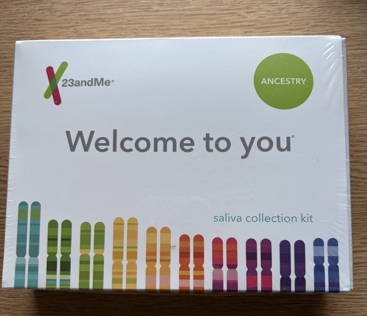 23 And Me Ancestry Saliva Collection Kit Exp 2019 (Sealed)