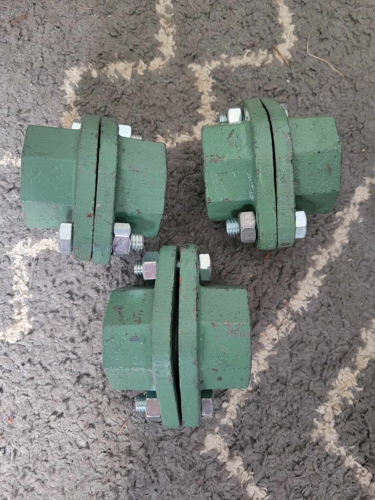 Taco 1 1/2" Circulator Flanges 1.5" NPT Iron 1 set ea.