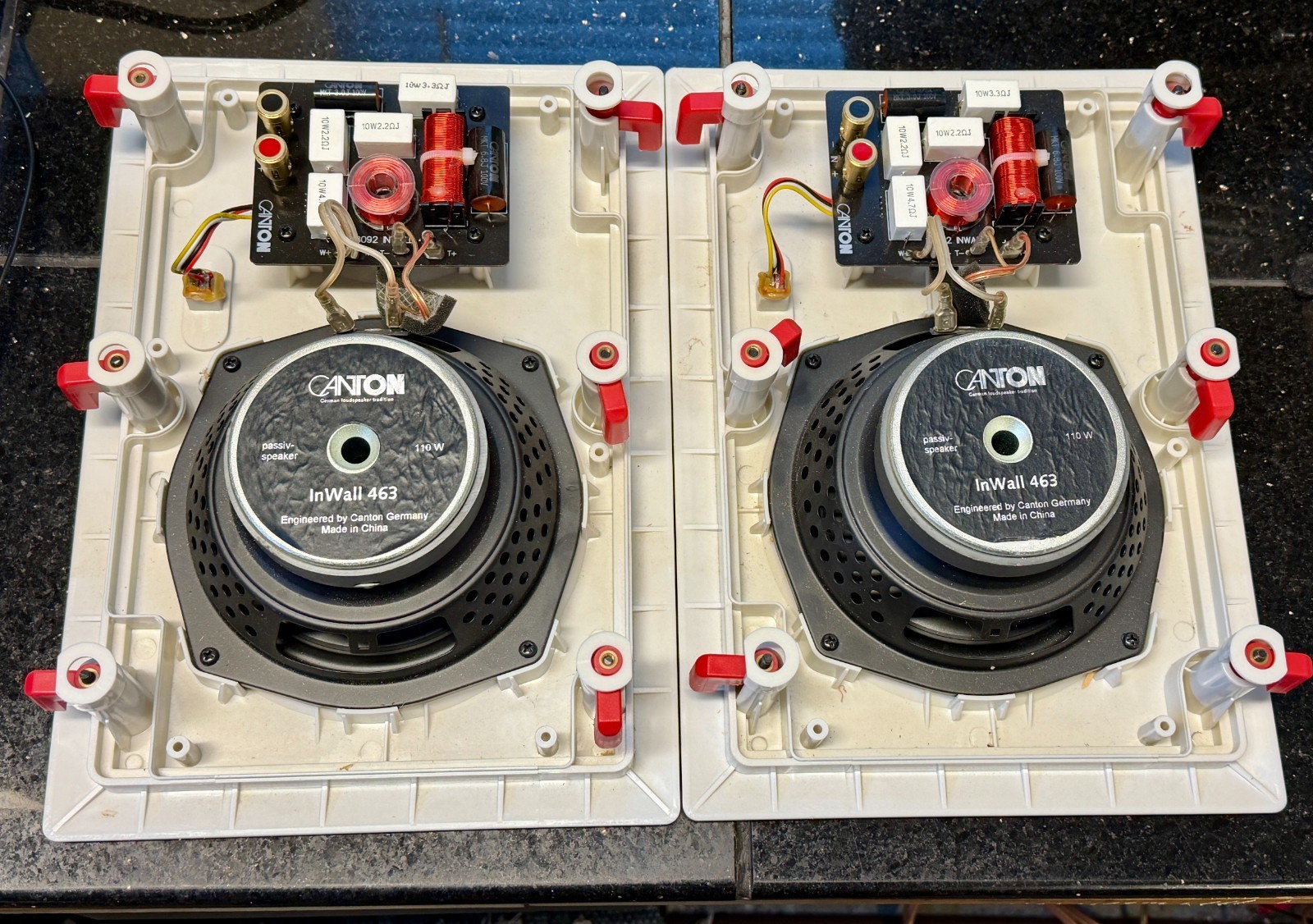 Canton InWall 463 In Ceiling, In Wall Speakers Pair; Tested