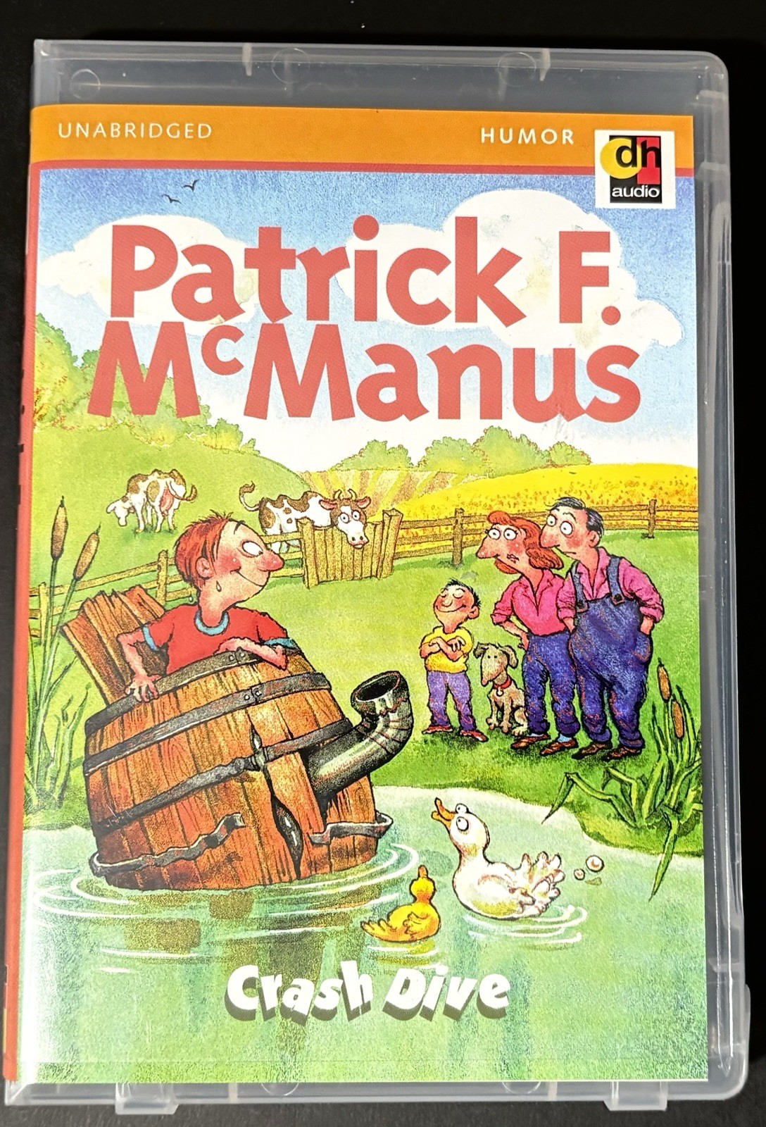 1991 Patric McManus “Crash Dive” Humor Single Cassette Unbridged By DH Audio