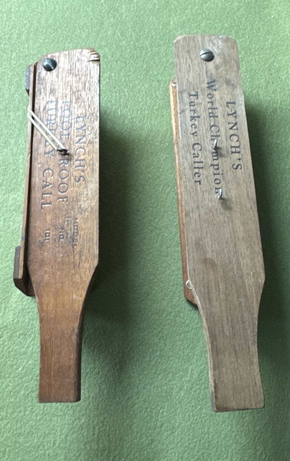 VTG Lynch's World Champion Model 102  Liberty Miss And 101 Fool Proof Georgia