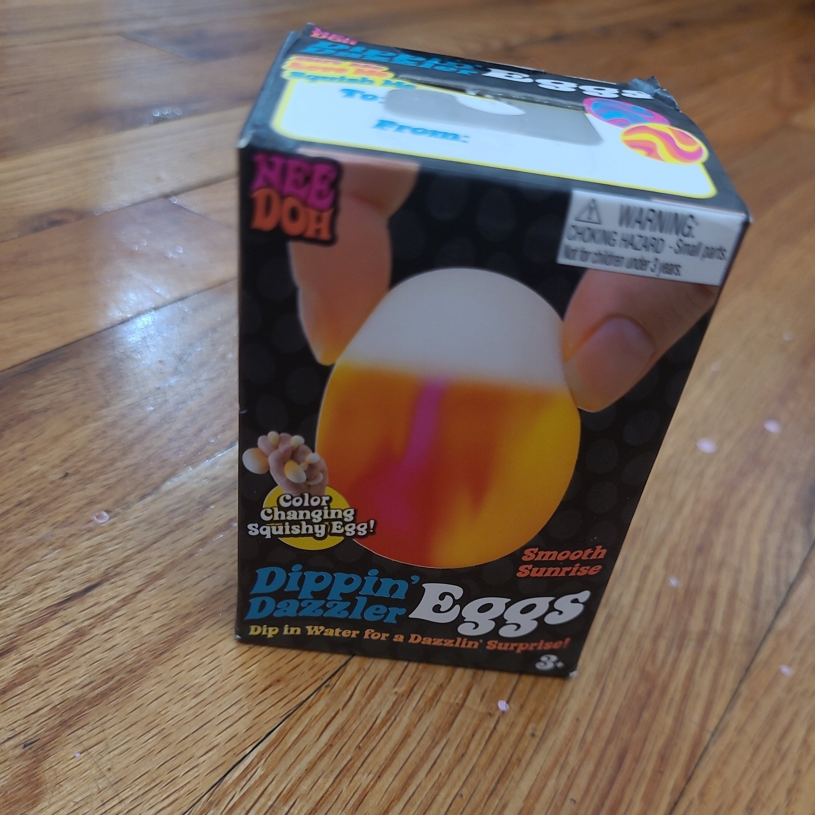 Nee Doh Squish Dippin’ Dazzler Eggs Color Changing Fidget Toy – New - 