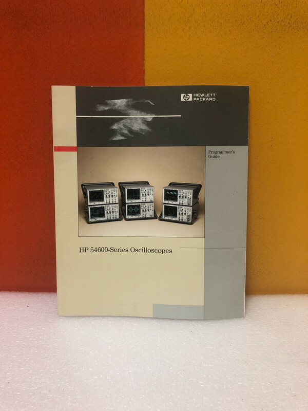 HP 54600-97017 54600-Series Oscilloscopes Programmer's Guide