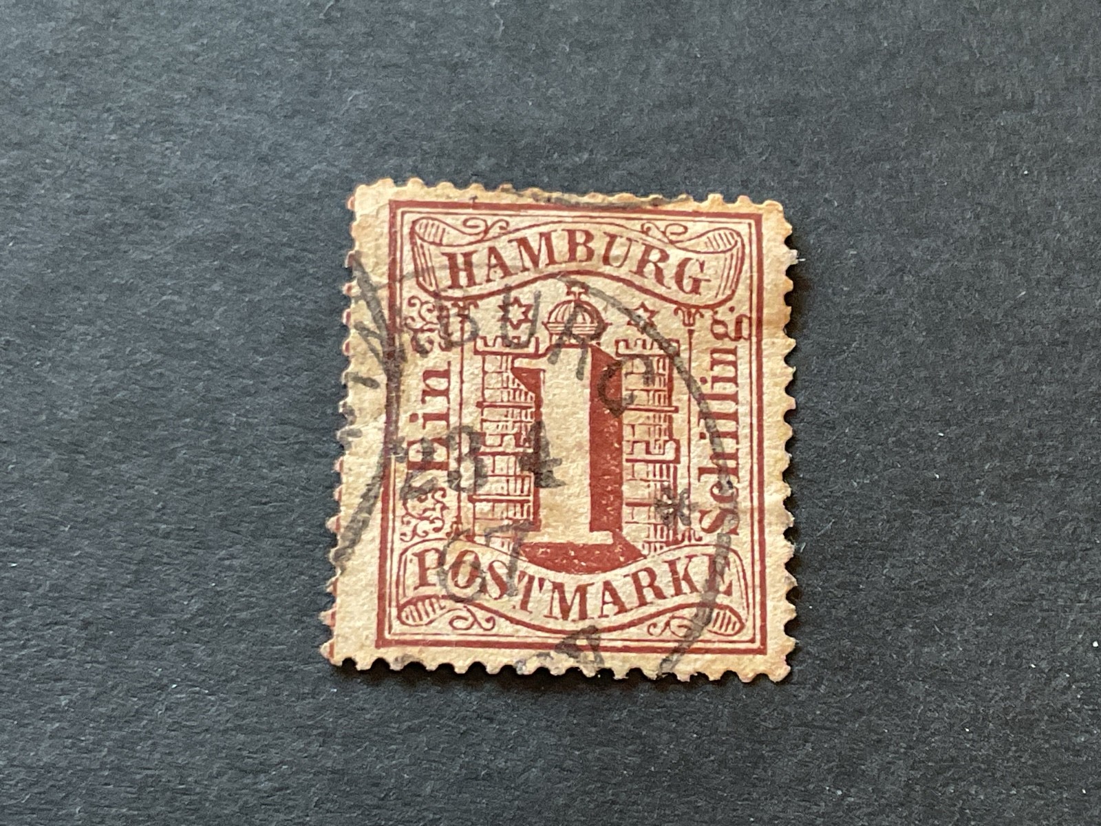 Germany Hamburg 1864/65 mounted mint or used stamp  B3471
