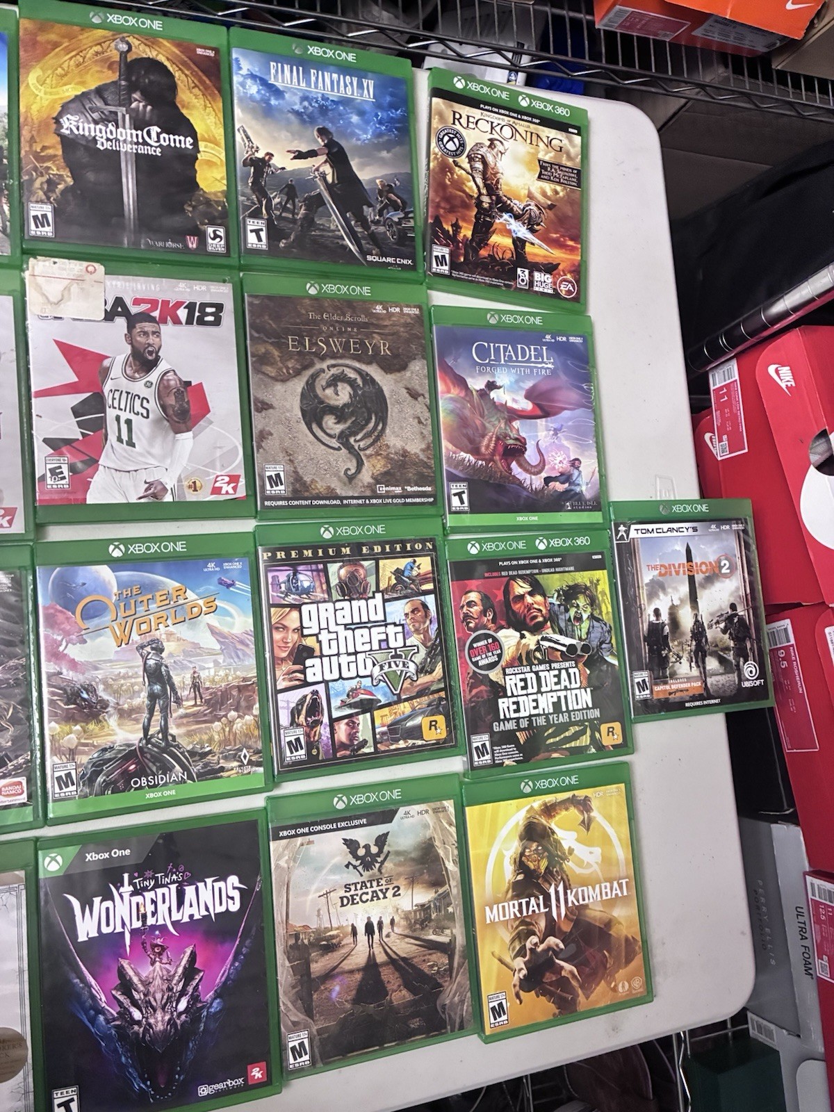 30 Xbox One Game Lot Rockstar 2K Ubisoft NBA Batman Mortal Kombat
