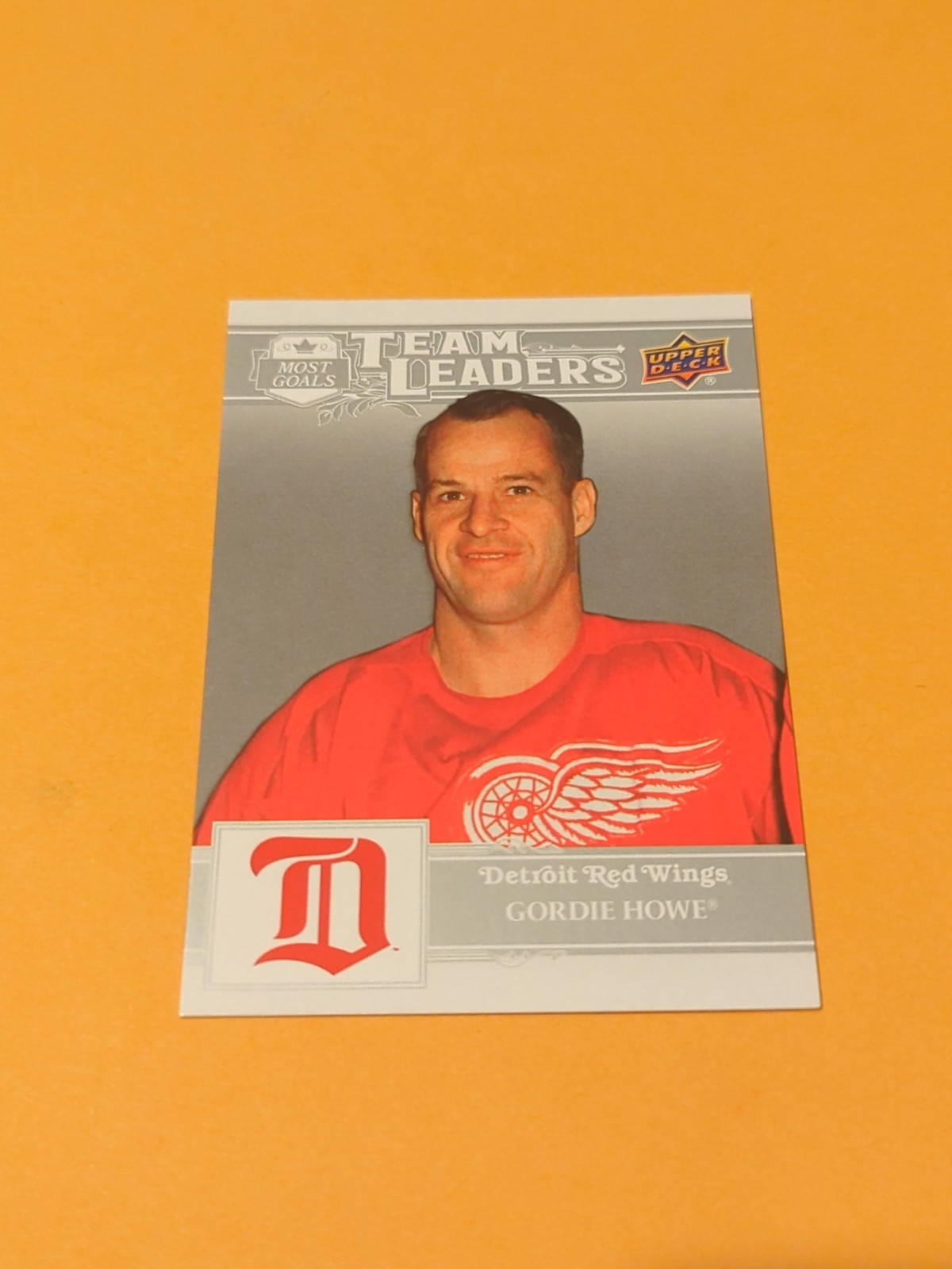 Gordie Howe 25-26 Upper Deck Detroit Red Wings Centennial Card Cougars Parallel 
