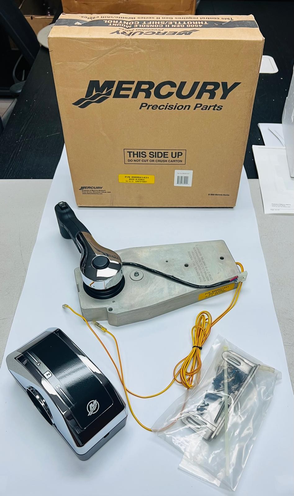 Mercury 8M0041431 OEM Remote Control Box for 40–300 HP Outboard See Details