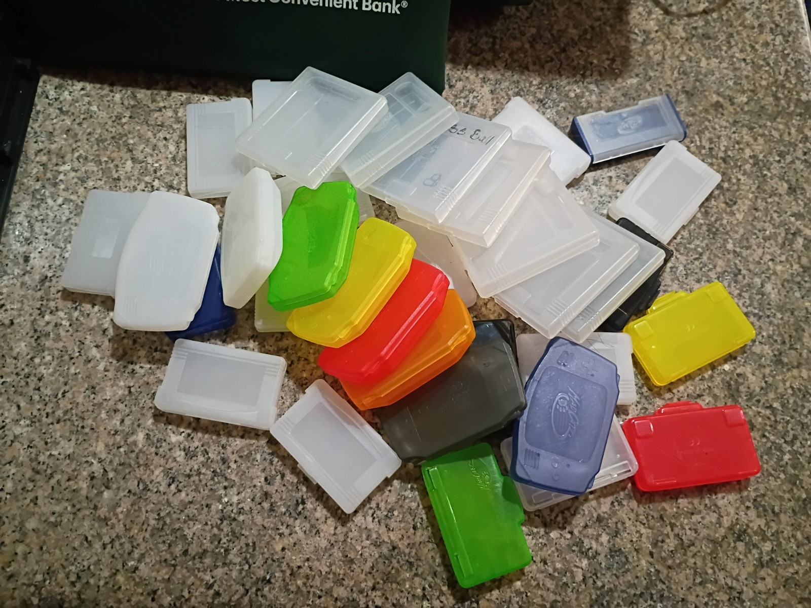 Nintendo Game Boy Gameboy Assorted Multicolor Cartridge Cases for Game Boy