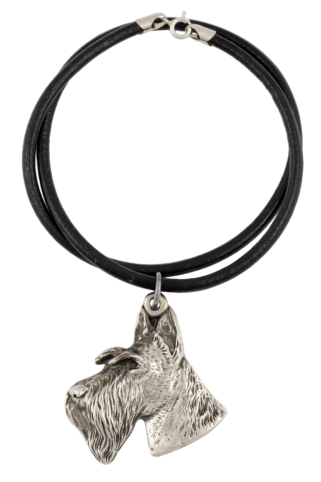 Scottish Terrier I - Necklace With Dog, Silver Plated