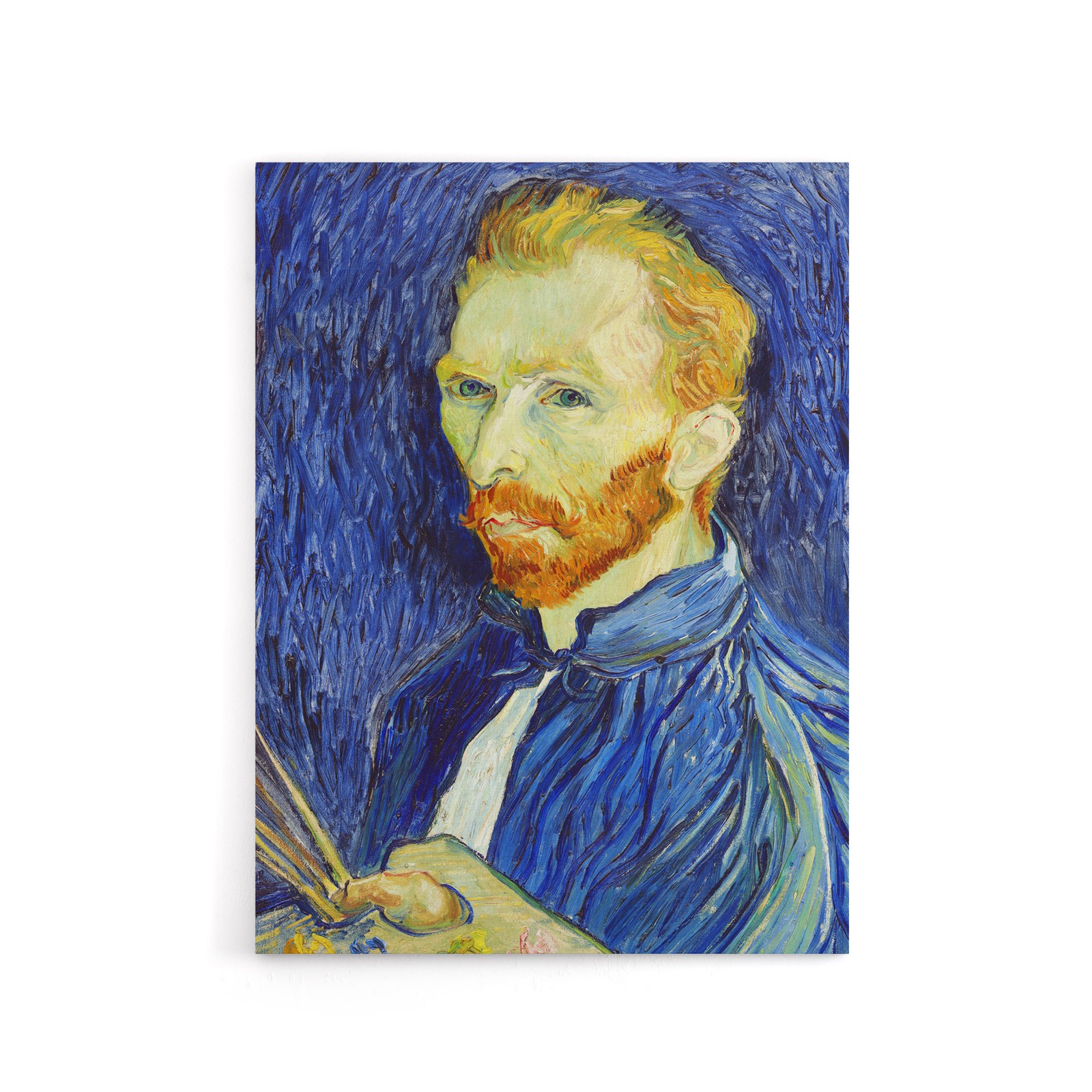 Self Portrait With Palette Van Gogh Vintage Canvas Wall Art