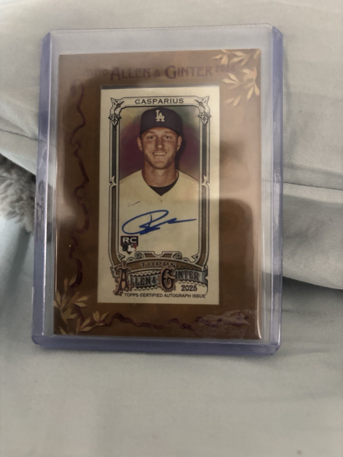 2025 Topps Allen & Ginter - Framed Mini Autographs Ben Casparius #MA-BCA (AU,...