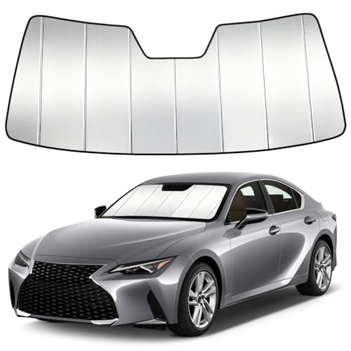 Windshield Sun Shade Custom Fit for Le-xu-s IS300 IS350 IS500 2021-2026
