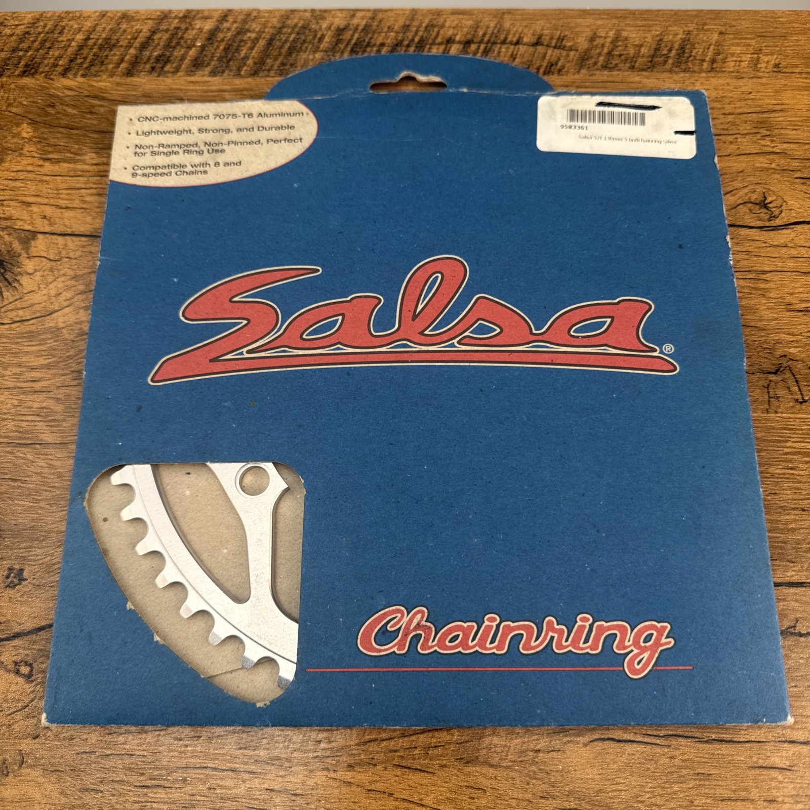 Salsa Cycles Chainring 52t 130mm USA Road Bike Silver Alloy Vintage NEW NOS