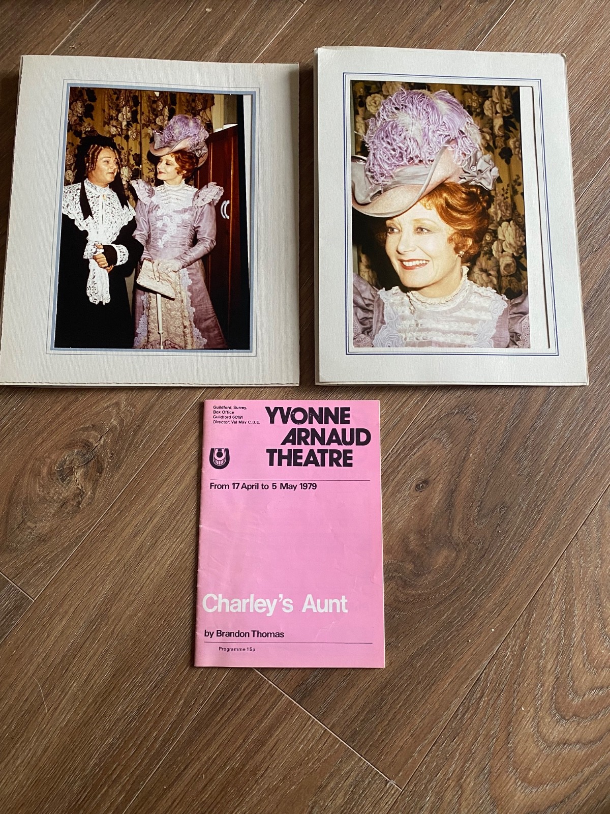 CHARLEY'S AUNT * THEATRE PROGRAMME AND PHOTOGRAPHS *JOHN INMAN/HELEN CHERRY