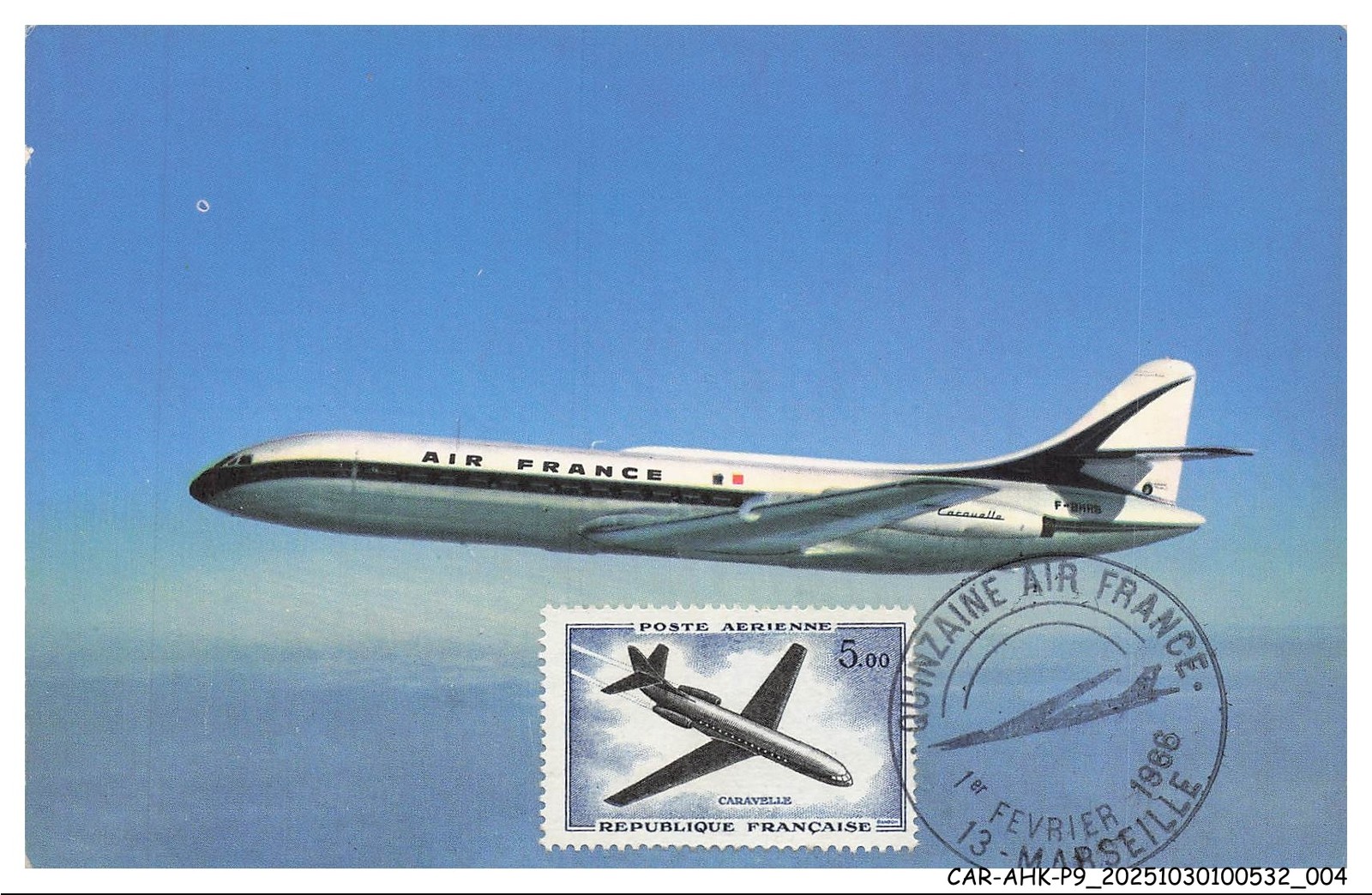 CAR-AHKP9-0464-CARTES-MAXIMUM - Aviation - Air France - Premier Moyen-Courrier