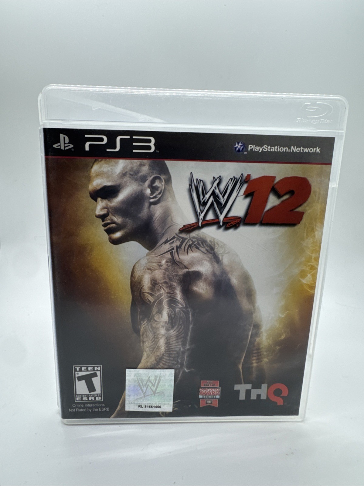 WWE'12 (Sony PlayStation 3, 2011) Tested  Very good condition
