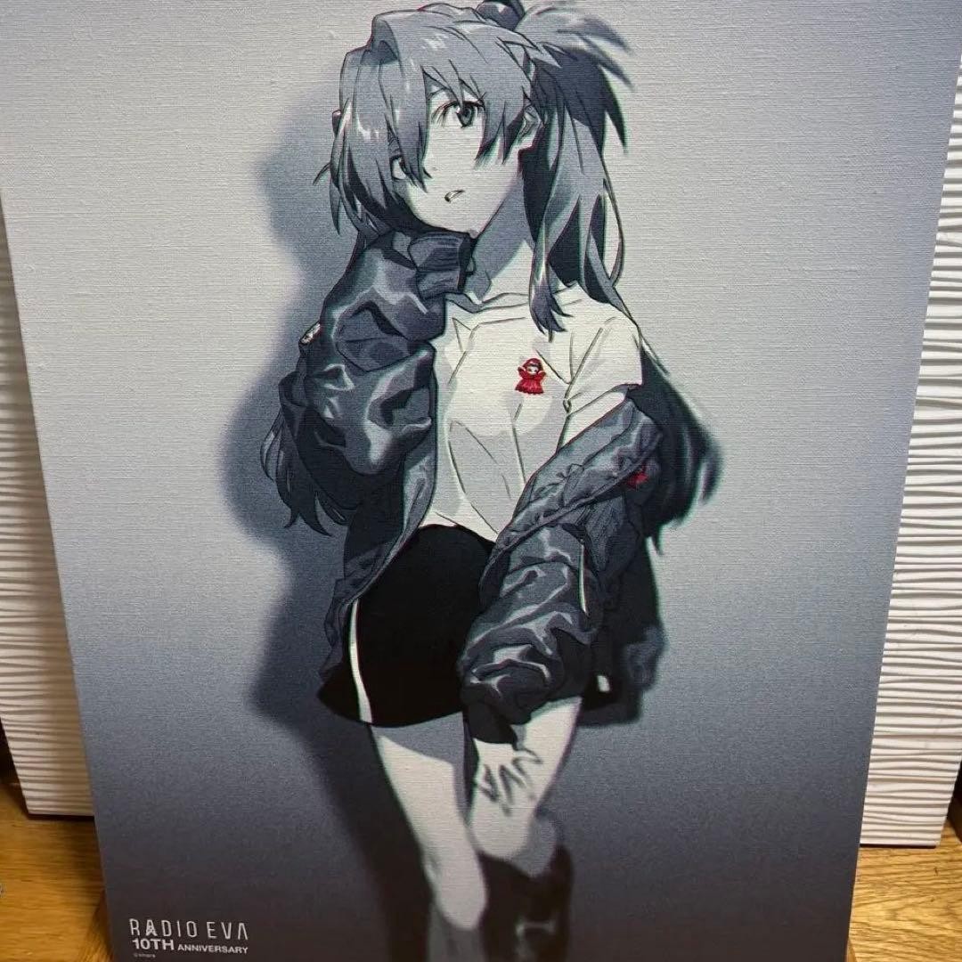 RADIO EVA Evangelion Asuka Limited Edition Monochrome Art Figure Anime Collecti