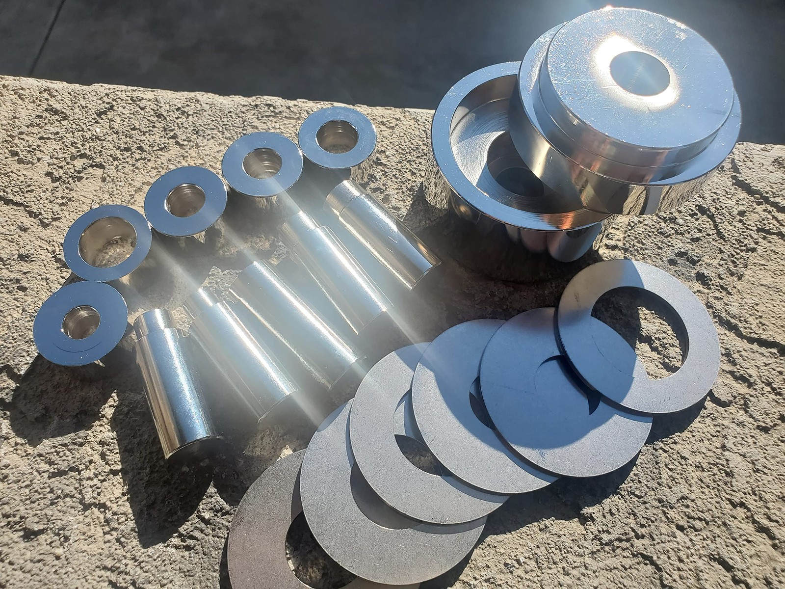 Coin Ring Puncher & Spacer Set | Punch Hole Metal Sheets Jewelry Making Tools...