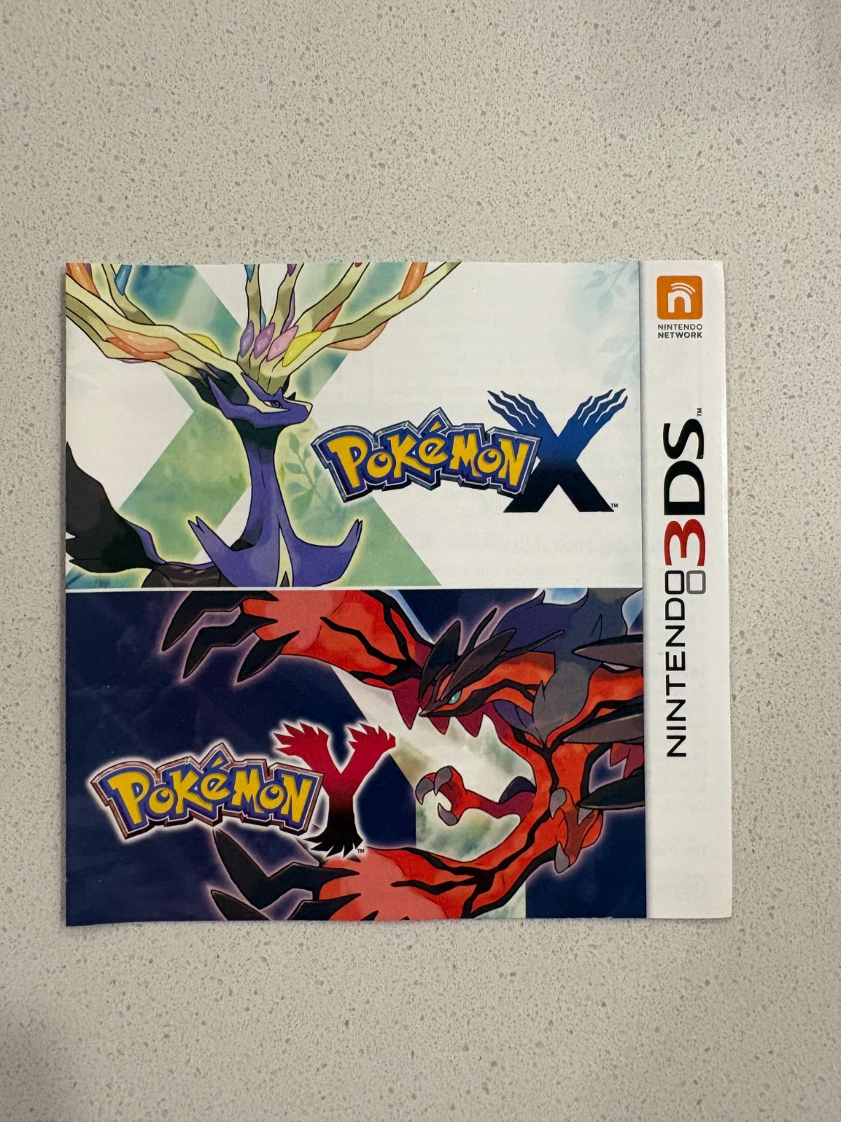 POKEMON X / Y (NINTENDO 3DS) INSTRUCTION MANUAL IN FRENCH