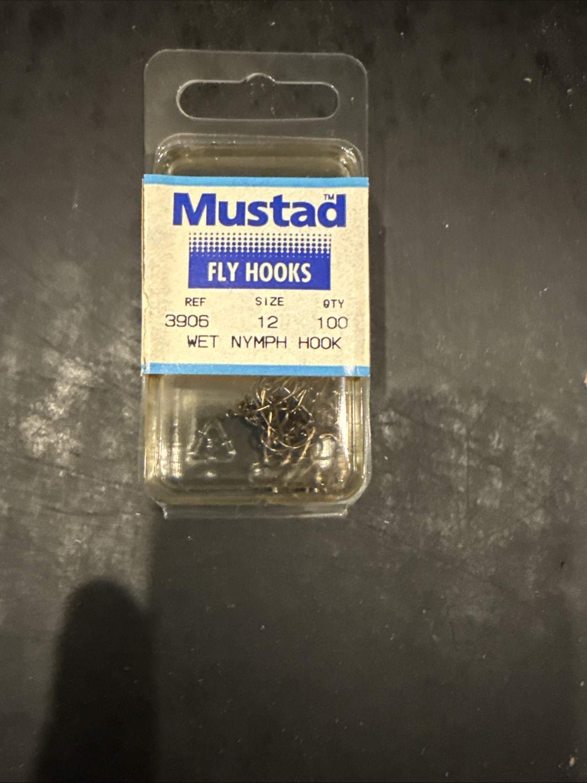 Mustard Ref 3906 Size 12 Wet Nymph 100 Hooks *