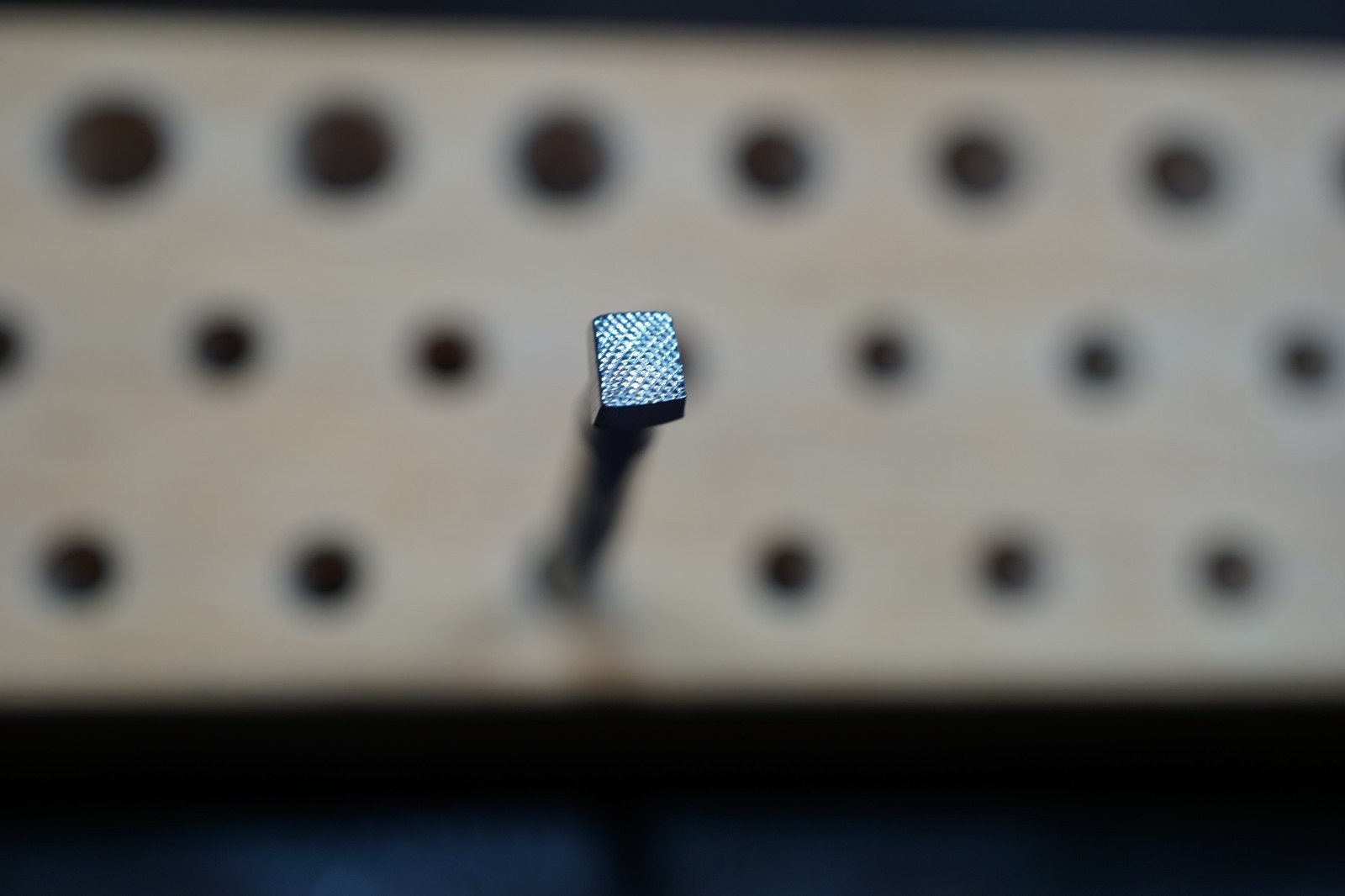 Vintage Rare Leather Carving Checkered Beveler Tool Stamp B701 Craftool Co. USA