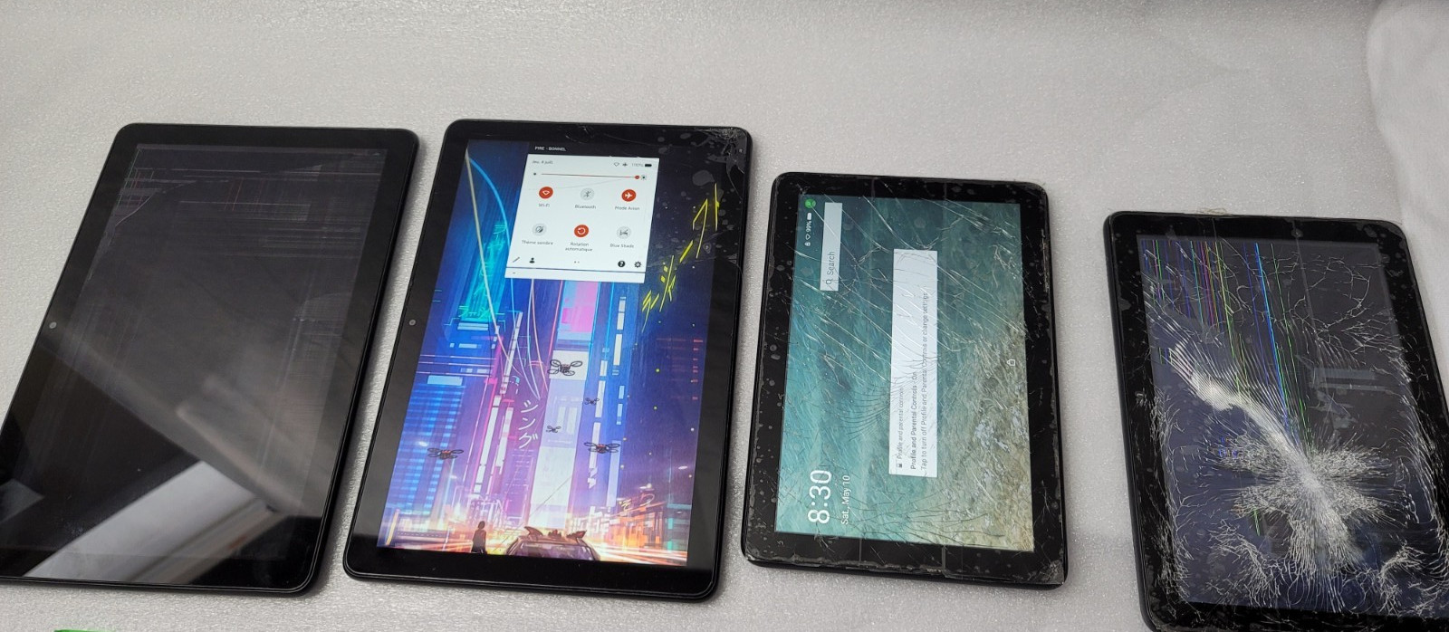 Lot 4 Units Amazon Fire HD  Black. Read Description