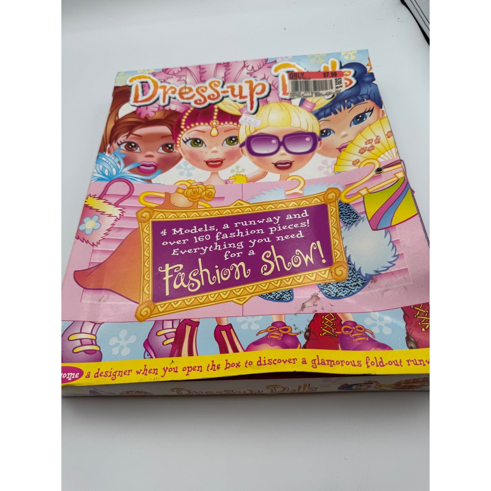 Hinkler Books Dress-up Dolls Fashion Show 4 Models 2005 Vintage