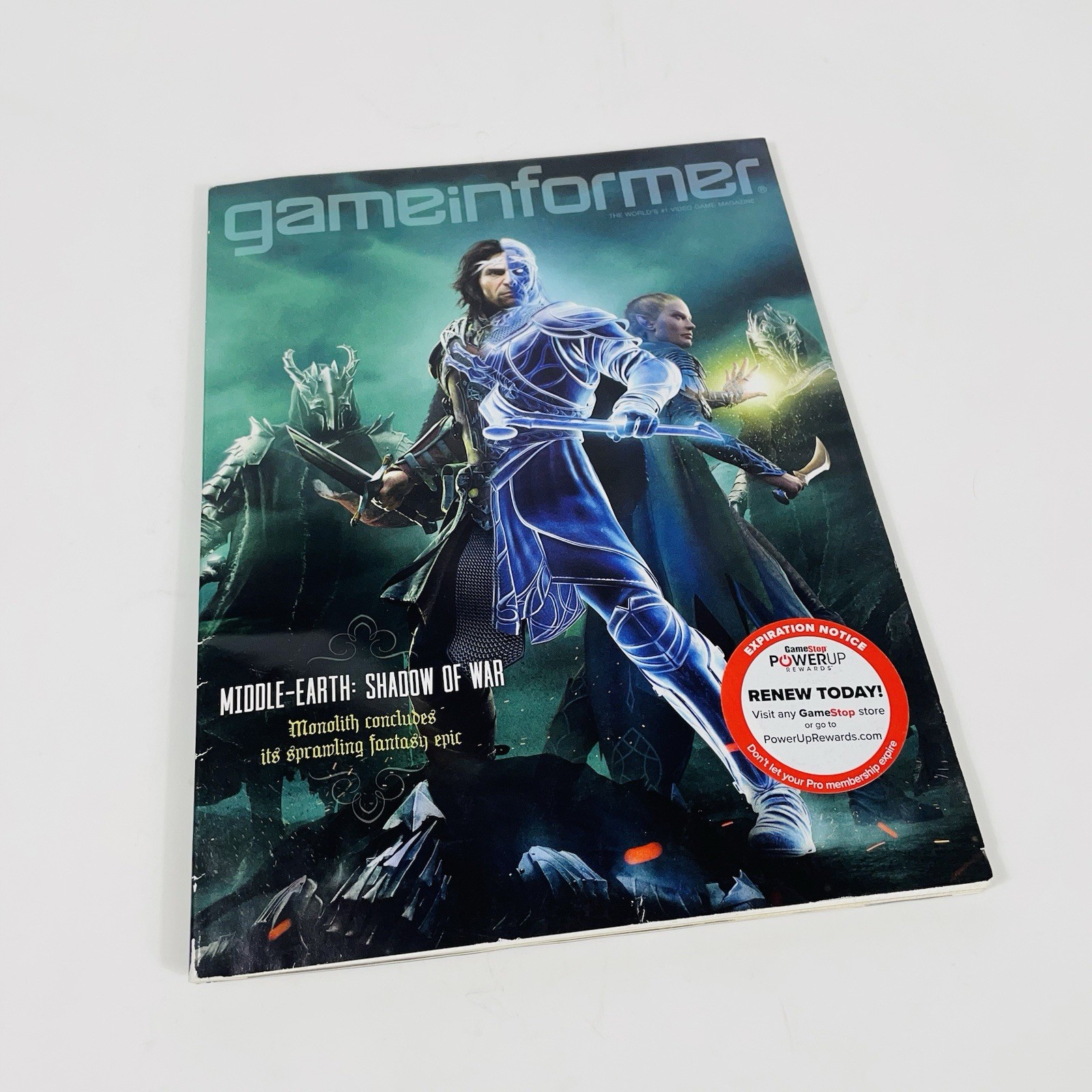 game informer magazine Issue 294 Middle Earth Shadow Of War Cover