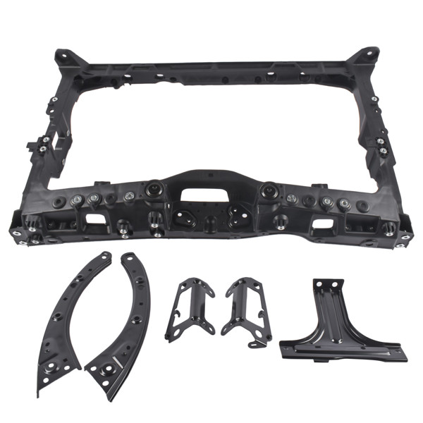 6 PCS Set Radiator Core Support with Bracket Replacement for Honda Civic 2022-20