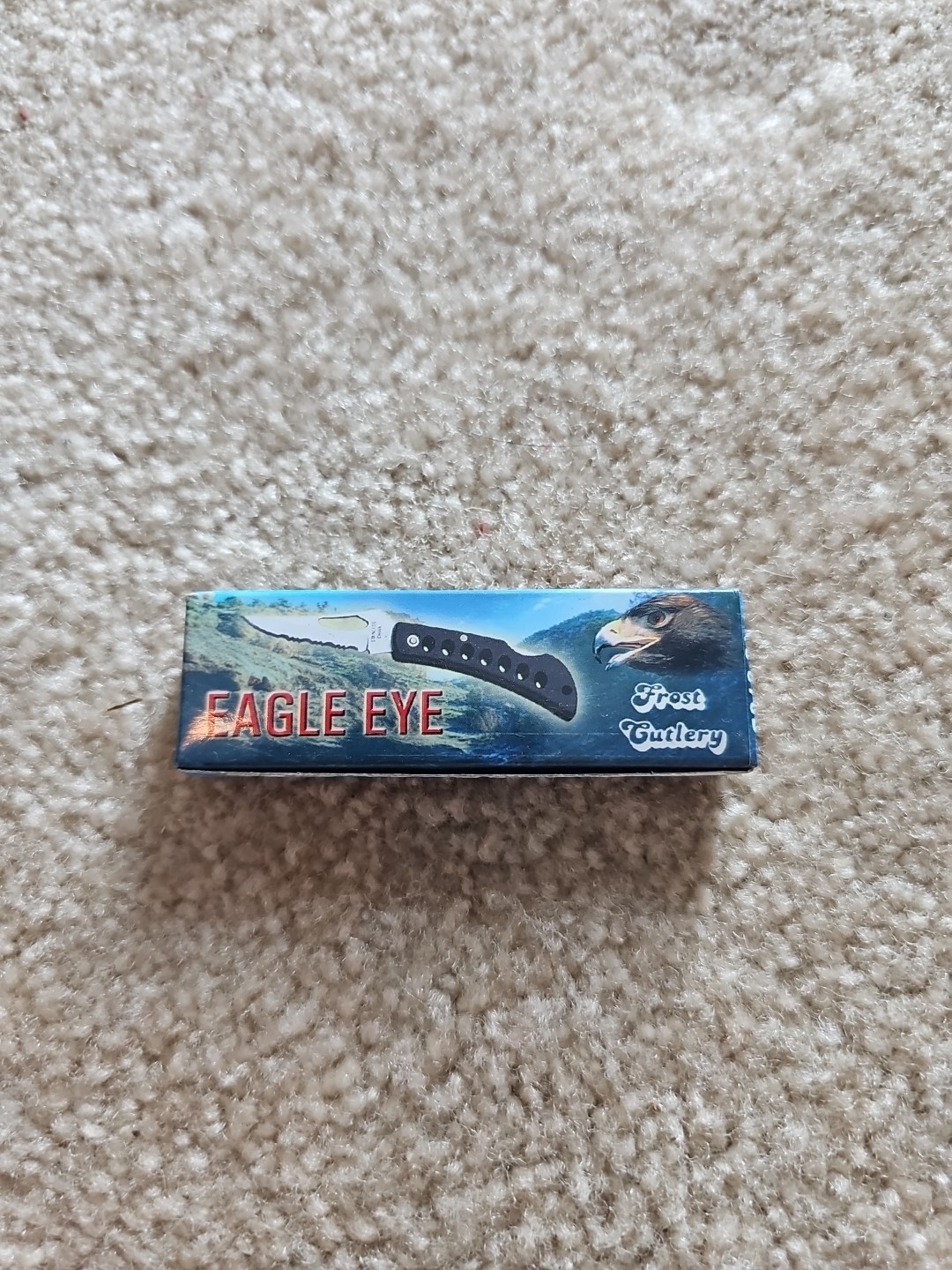 Eagle Eye 3" Lockback Serrated Folding Pocket Knife Frost Cutlery 15-073B