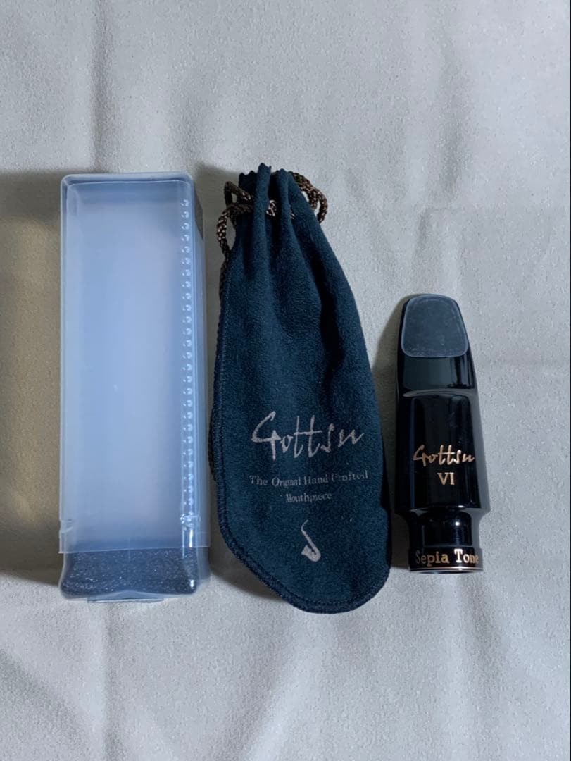 Good Condition Gottsu Mouthpiece Sepia Tone VI Alto #5
