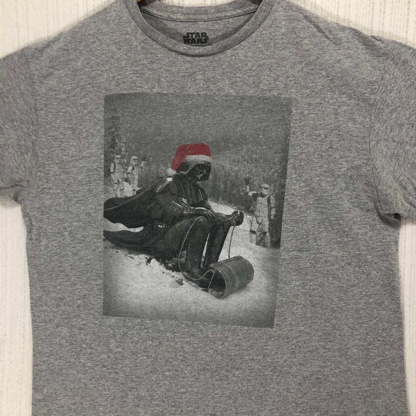Star Wars Darth Vader Christmas Graphic Tee Shirt Men's Size XL