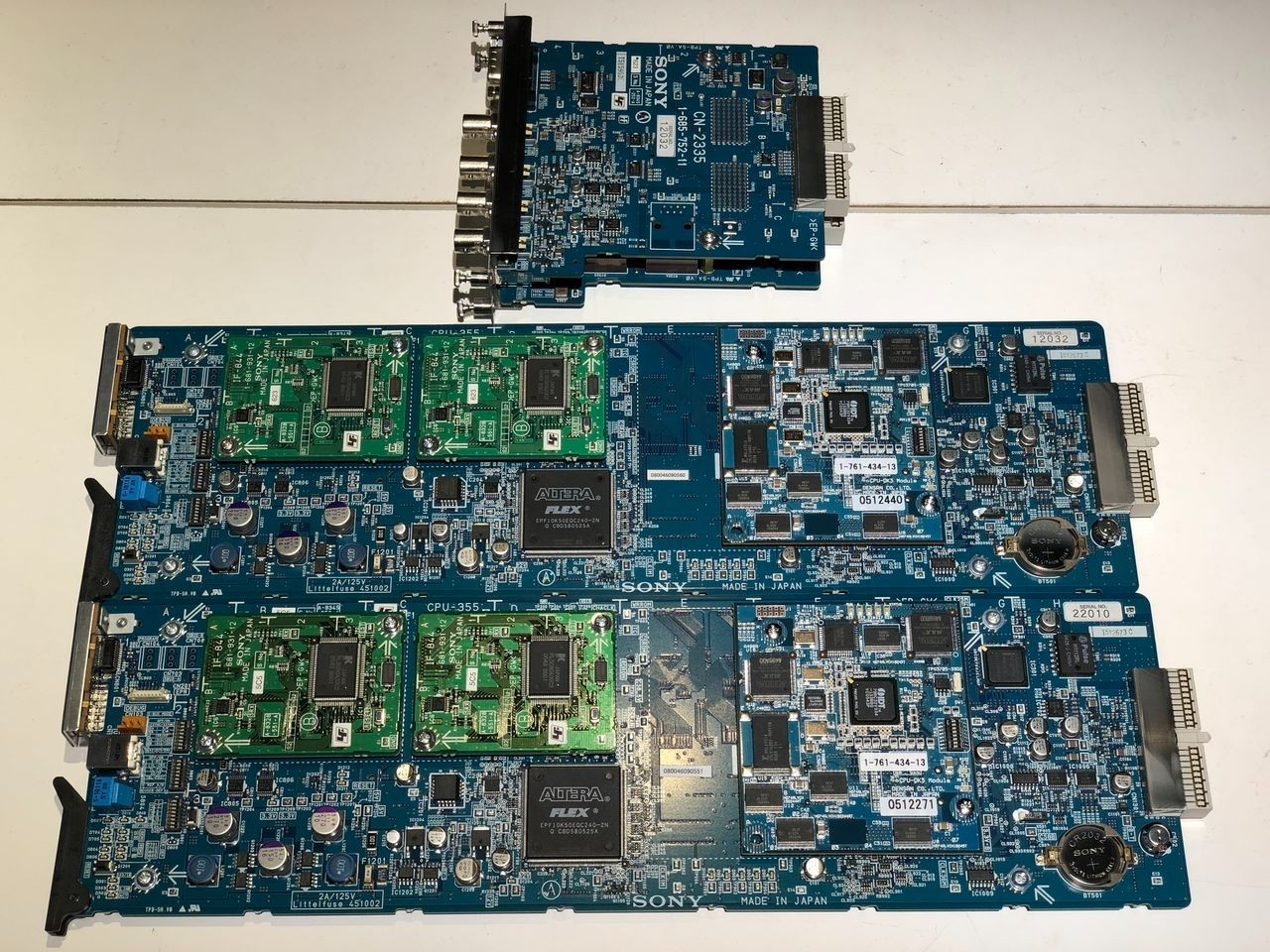 Sony HKSP-R80 R81 Routing Switcher Controller CPU Board S-BUS Ethernet with Rear