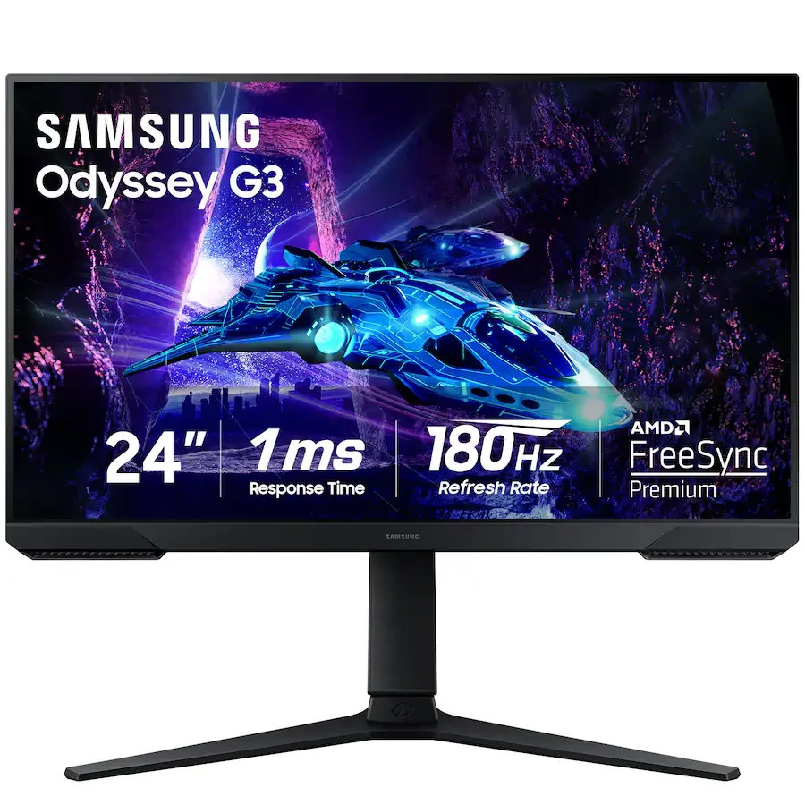 Samsung 24" Odyssey G3 (G30D) FHD 180Hz Gaming Monitor LS24DG302ENXZA