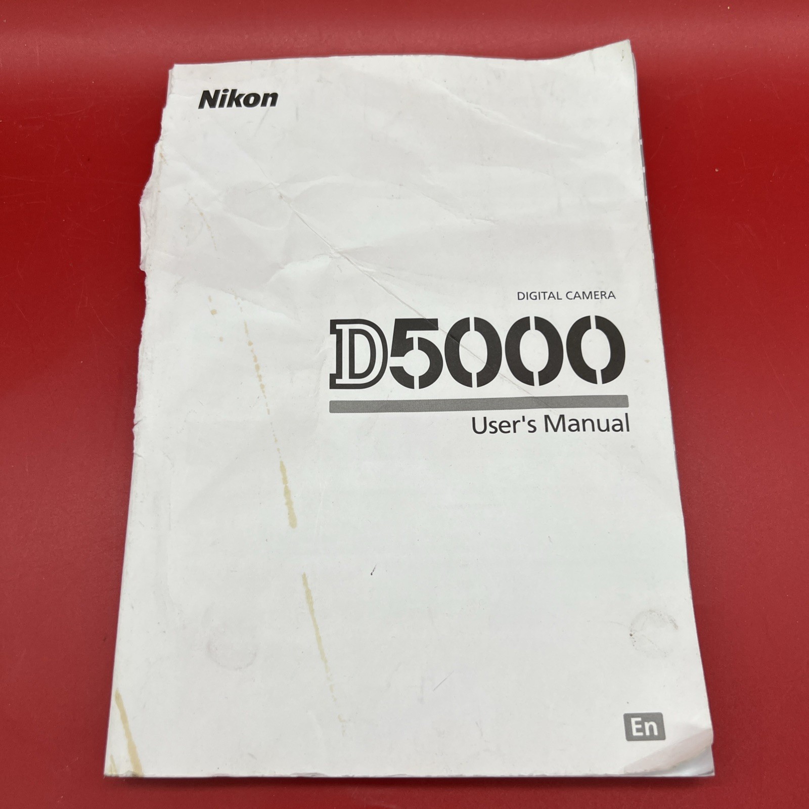 Nikon D5000 Instruction Owners Manual D5000 Book  Used